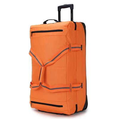 Decent Grote Reistas met wielen Oranje-Grijs