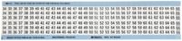 Brady, WM-34-66-PK, B-500, draadmarkering, vinyl, wit, 38 mm (25 kaarten á 33 etiket) (012003) - thumbnail