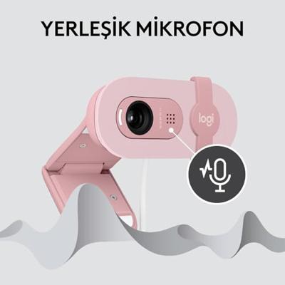 Logitech Brio 100 webcam 2 MP 1920 x 1080 Pixels USB Roze Logitech Brio 100 webcam 2 MP 1920 x 1080 Pixels USB Roze