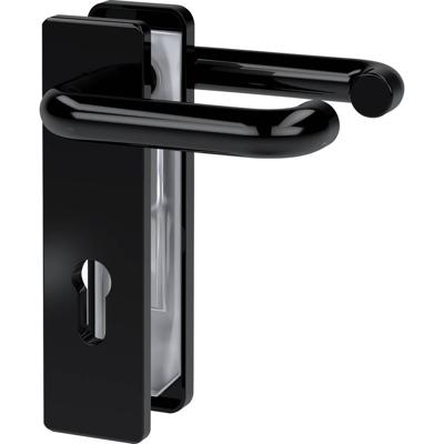 Basi 7522-0200 Deurkruk met sleutelschild Basi 7522-0200 Deurkruk met sleutelschild