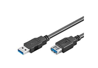Microconnect USB3.0AAF2B USB-kabel 2 m USB A zwart