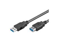 Microconnect USB3.0AAF2B USB-kabel 2 m USB A zwart - thumbnail