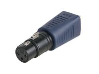 DAP FLA39 XLR 3-pins female naar RJ45 female verloop-plug - thumbnail