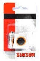 Simson Ronde bandenplakkers 16 mm zwart 8 stuks - thumbnail