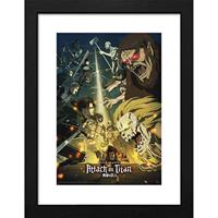 Attack on Titan Framed Print - S4 Key Art 3 - thumbnail