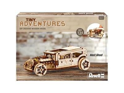 Revell 00612 Tiny Adventures - Hot Rod Auto (bouwpakket) Hout - thumbnail