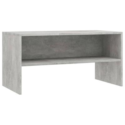 VidaXL Tv-meubel 80x40x40 cm bewerkt hout betongrijs VidaXL Tv-meubel 80x40x40 cm bewerkt hout betongrijs