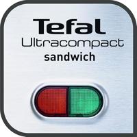 Tosti apparaat Tefal SM1552 700W Roestvrij staal Zwart 700W 700 W - thumbnail