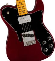Fender American Vintage II 1977 Telecaster Custom Wine MN elektrische gitaar met koffer - thumbnail