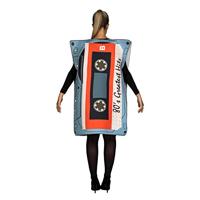 Kostuums voor Volwassenen Cassete Grijs - thumbnail