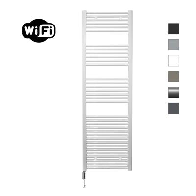 Elektrische Radiator Sanicare HWV Met Wifi 172x60 cm Wit 1127W Met Thermostaat Wit Linksonder Sanicare