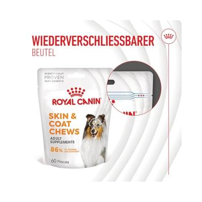 Royal Canin Skin & Coat Chews voedingssupplement hond 240 g - thumbnail
