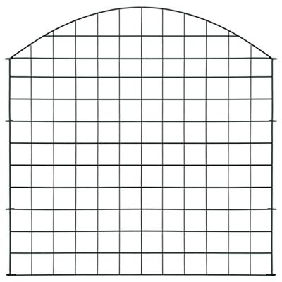 Schuttingset gebogen 77,5x78,5 cm groen
