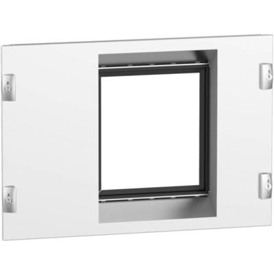 Schneider Electric PrismaSeT-P, frontplaat, Compact NS630b-1600 3-4-polig, draaiaandrijving, vaste inbouw, verticaal, breedte = 650 mm, hoogte = 7 modules 1