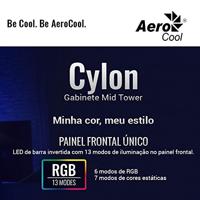 Aerocool Cylon Zwart - thumbnail