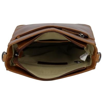 Hide & stitches next navajo schoudertas-Brown