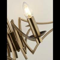 Searchlight Oud messing hanglampAscot Ø 88cm - 41312-8AB - thumbnail