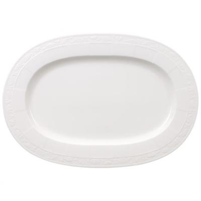VILLEROY & BOCH - White Pearl - Vleesschaal 41cm (2)