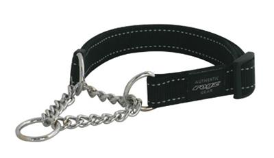 Rogz For Dogs lumberjack halfslip halsband zwart