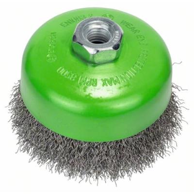 Bosch Accessoires Komstaalborstel, roestvrij 100 mm, 0,3 mm, 8500 U/ min, 14 1st - 2608622103 - thumbnail