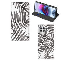 Motorola Moto G100 Smart Cover Leaves Grey - thumbnail