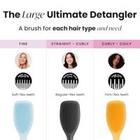 Tangle Teezer The Wet Detangler Large Wet Detangling Brush Black - thumbnail