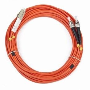 Duplex multimode glasvezelkabel, 10 meter Duplex multimode glasvezelkabel, 10 meter