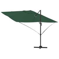 VidaXL Parasol groen 351 x 250 x 260 cm polyester en aluminium - thumbnail