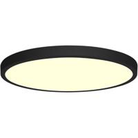 LED Paneel - Ø30 - 24W - Warm Wit 3000K - Mat Zwart - Opbouw - Rond - Aluminium - thumbnail