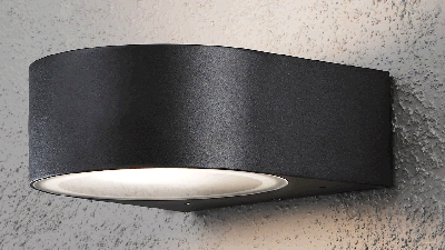 Wandlamp teramo e27 17x7cm matzwart Konstsmide - Konstsmide