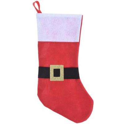 Kerstsok met riem 43 cm