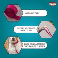 Hondenriem Trixie New Premium Fuchsia XS/S - thumbnail