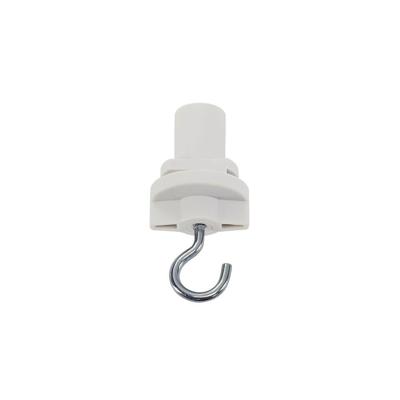 SLV 3-Fase adapterS-Track adapter met haak wit - 1001393