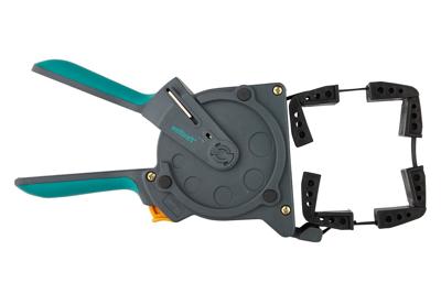 Wolfcraft eénhand-bandspanner | met 4 wangen | 5m | 1 stuk - 3681000 Wolfcraft eénhand-bandspanner | met 4 wangen | 5m | 1 stuk - 3681000