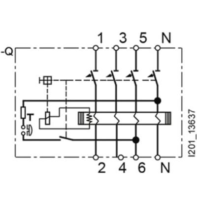 Siemens 5SV33446 Siemens Dig.Industr. Aardlekschakelaar A 4-polig 40 A 0.03 A 400 V Siemens 5SV33446 Siemens Dig.Industr. Aardlekschakelaar A 4-polig 40 A 0.03 A 400 V