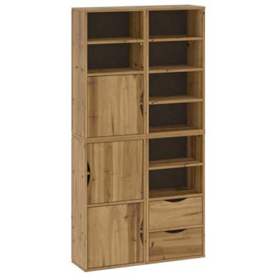 Bijzetkasten 4 st ODDA 40x24x79 cm massief grenenhout