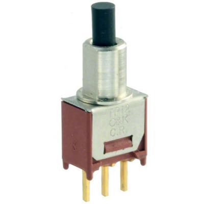 C & K Switches TP12SH9CBE Push button TP Series Druktoets 20 V/DC, 20 V/AC 1x aan/(aan) 1 stuk(s) Bulk