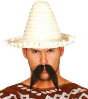 Mexicaanse sombrero naturel 33cm - thumbnail