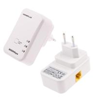 2 stuks 7HP120 200Mbps Powerline netwerk Mini Homeplug AV Ethernet Bridge EU Plug(White) - thumbnail
