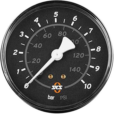 SKS Pompd manometer 80mm 10 bar zw SKS Pompd manometer 80mm 10 bar zw