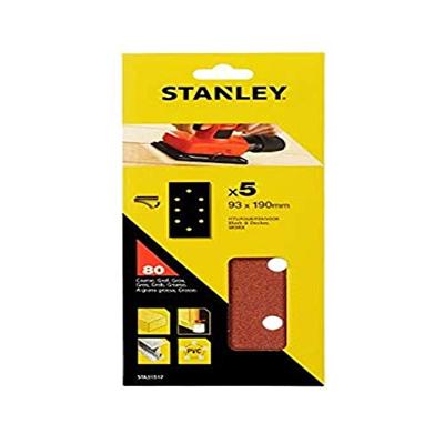Schuurpapier voor schuurmachine Stanley (5 Stuks)