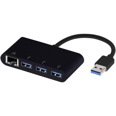 Vivanco USB 3.0 adapter [4 x RJ45-aansluiting, USB 3.0 bus type A - 1 x USB 3.1 stekker A?] 39638