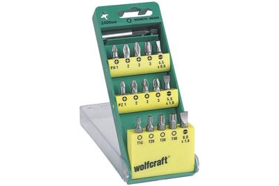 Wolfcraft Bit Box Combi | Solid | 16-delig | PH/PZ/TX | 1 set - 2400000