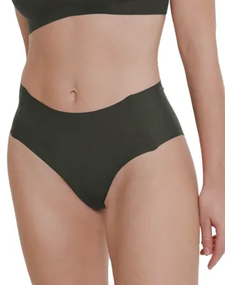 Zero Feel taille slip dames 2.0 - High waist - Hoge naadloze dames onderbroek - Katoenen kruisje - Schijnt niet door - Zwart - Huidskleur - Donkerblauw