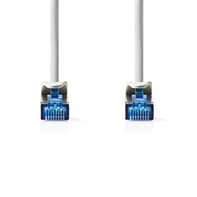 Nedis CAT6a netwerkkabel | S/FTP | RJ45 Male | RJ45 Male | 5.00 m | Snagless | Rond | LSZH | Wit | Label - CCGL85330WT50 Nedis CAT6a netwerkkabel | S/FTP | RJ45 Male | RJ45 Male | 5.00 m | Snagless | Rond | LSZH | Wit | Label - CCGL85330WT50