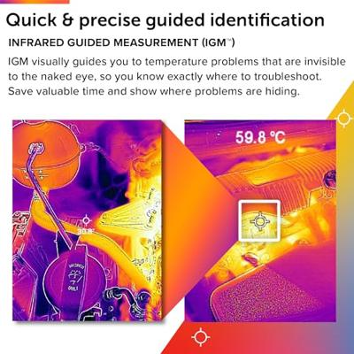 FLIR CM276 Stroomtang Digitaal Geïntegreerde warmtebeeldcamera CAT III 1000 V, CAT IV 600 V