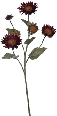 Pure Royal kunsttak zonnebloem 76cm bordeaux Pure Royal kunsttak zonnebloem 76cm bordeaux