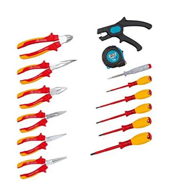 HAZET Gereedschapassortiment - geïsoleerd 0-20/14 - 14-delig - 0,4 x 2,5 - 0,8 x 4 - PH1 - PH2