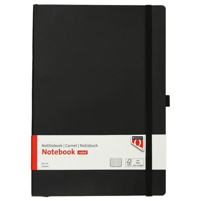 Notitieboek quantore a4 flex lijn 192blz 80gr zw | 3 stuks