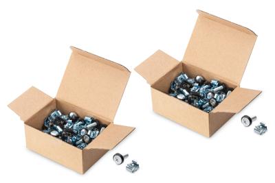 Digitus DN-19-SET-S-2 19 inch, 10 inch Bevestigingsmateriaal voor patchkast Zilver